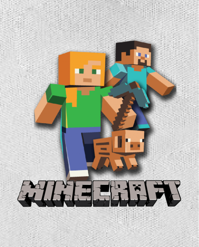 Kepurė  Minecraft  Alex and Steve